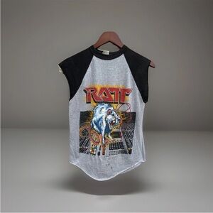 Vintage 1984 Ratt N Roll Tour Sleeveless Shirt Medium